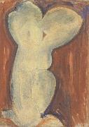 Amedeo Modigliani Caryatid (mk39) painting